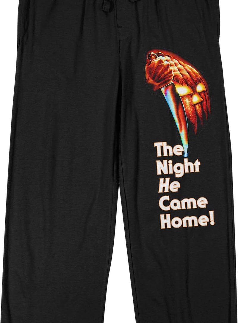 Bio World John Carpenter's Halloween He Came Home Men's Black Sleep Pajama Pants - Image 2